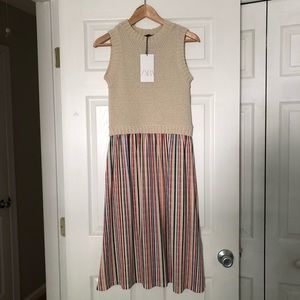 ZARA midi length dress